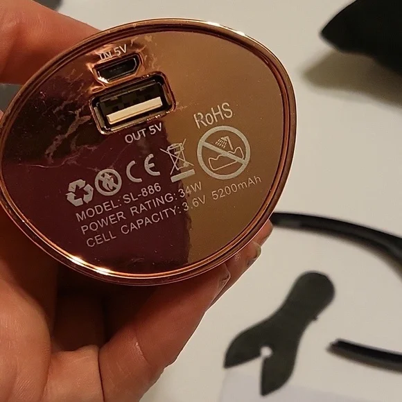 Wireless USB Auto Hair Curler Travel Small Compact Chargeable - Picture 3 of 6